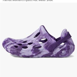 Merrell Purple Mules & Clogs with Perforated Design
